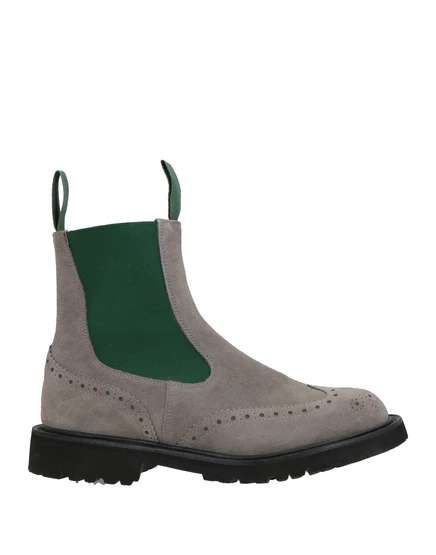 Женские ботильоны Tricker's, замшевые, серые