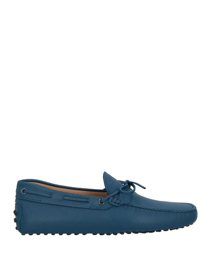 Мужские лоферы Tod's с бантом, темно-синие