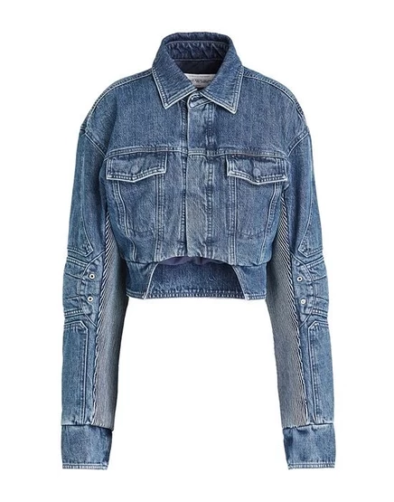 Женская джинсовая куртка Off-White, синяя