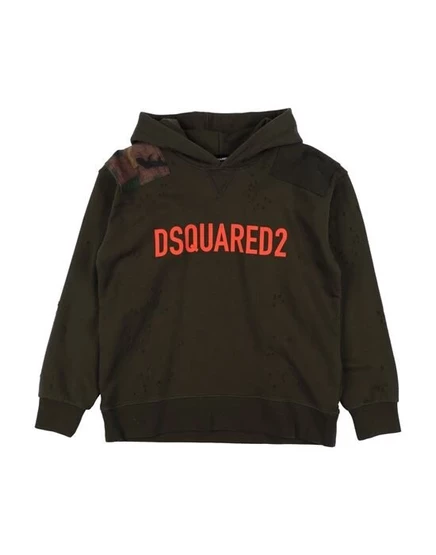 DSQUARED2 Толстовка зелёный милитари