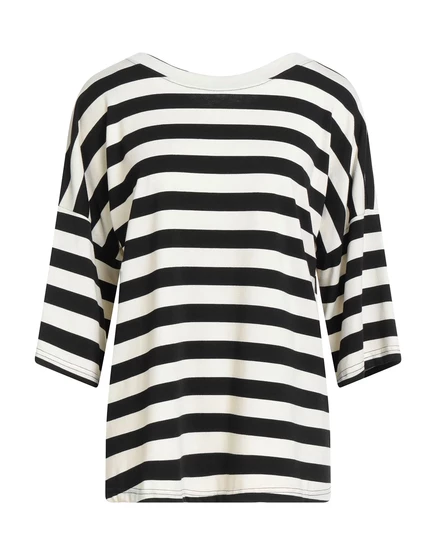 Женская футболка SHIRTAPORTER Lorenz_SP в полоску, слоновая кость