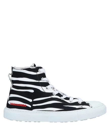 Женские кеды DSquared2 Lorenz_SP, текстиль, чёрные