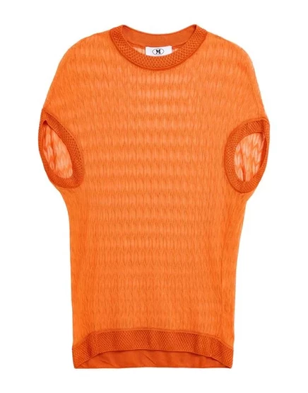 Женский свитер M Missoni, хлопковый, оранжевый