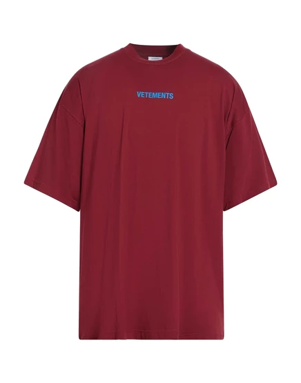 Мужская футболка VETEMENTS Lorenz_SP, бордовая