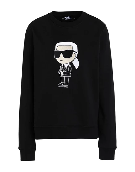 Женский свитшот Karl Lagerfeld Wonderwoman, черный