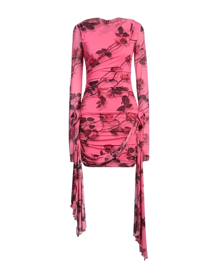 Женское мини-платье-футляр Blumarine, маджента