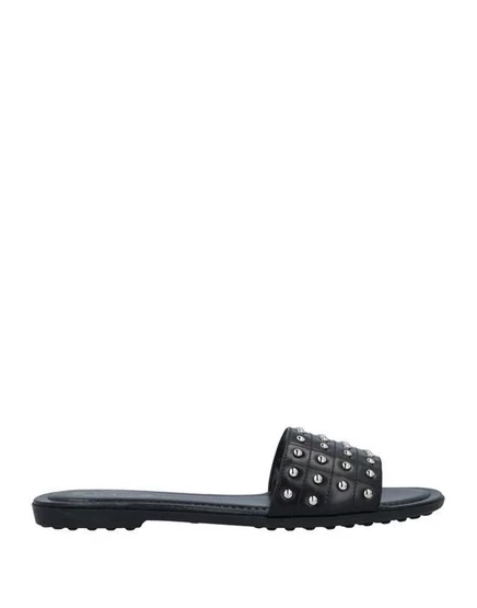 Женские сандалии Tod's с заклепками, черные