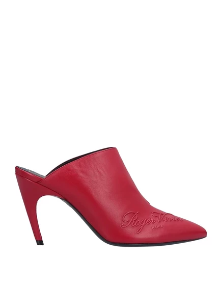 Женские мюли Roger Vivier, красные