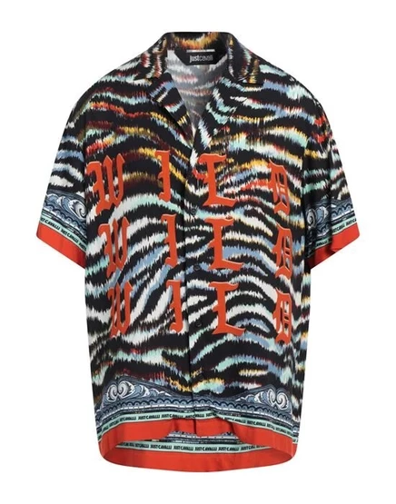 JUST CAVALLI Pубашка чёрный