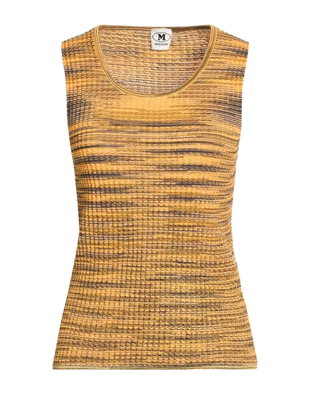 Женский вязаный топ M Missoni, горчичный