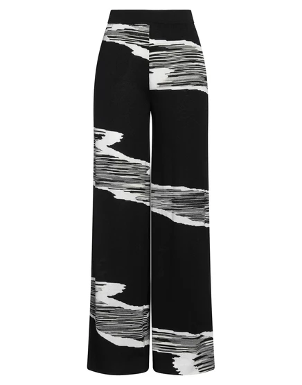 Женские брюки Missoni Jadr, широкие, черные