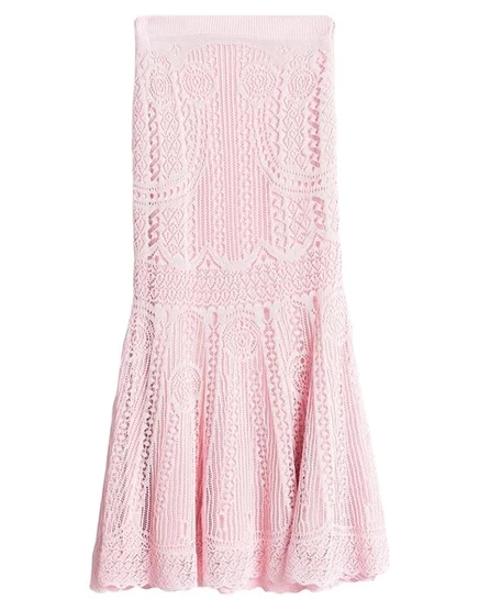 MCQUEEN Длинная юбка розовый