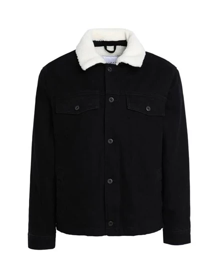 Мужская джинсовая куртка Topman, чёрная