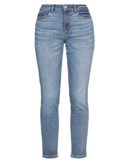 Женские джинсы Guess Wonderwoman зауженные, синие