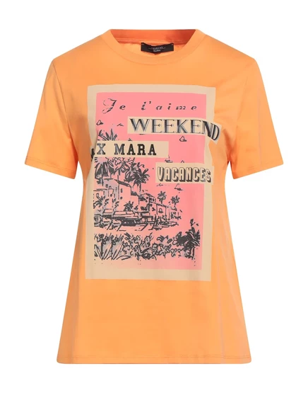 Женская футболка Weekend Max Mara Lorenz_SP, мандариновая