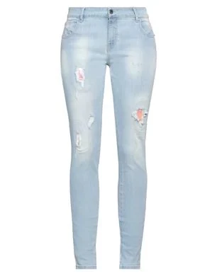 MET JEANS Джинсовые брюки синий