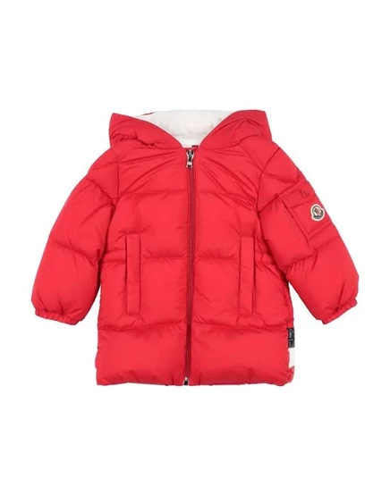 MONCLER Пуховики и куртки на синтепоне красный
