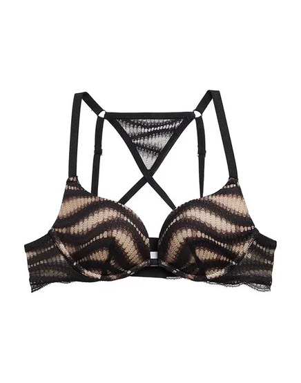Женский бюстгальтер Wolford push-up кружевной, черный