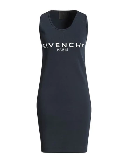 GIVENCHY Короткое платье тёмно-синий