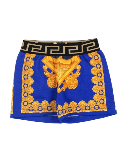 Мужские шорты Versace Young promotion_baby флис, синие