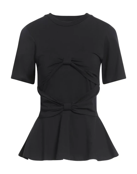 Женская футболка Nina Ricci Lorenz_SP, хлопок, чёрная