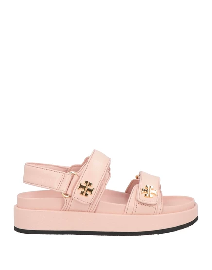 Женские сандалии Tory Burch, телячья кожа, пудровые