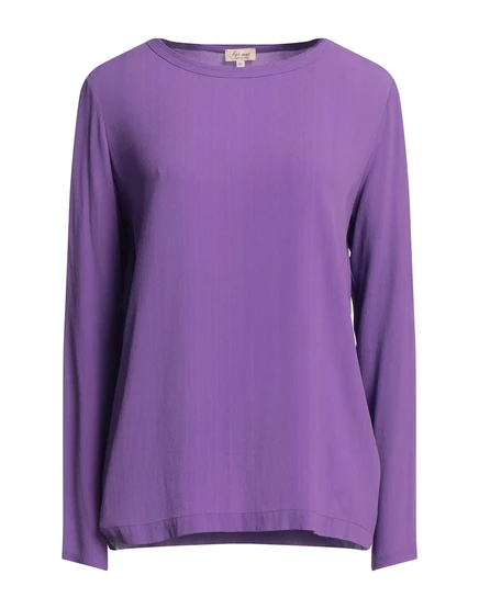 Женский топ HER SHIRT HER DRESS, креп, фиолетовый
