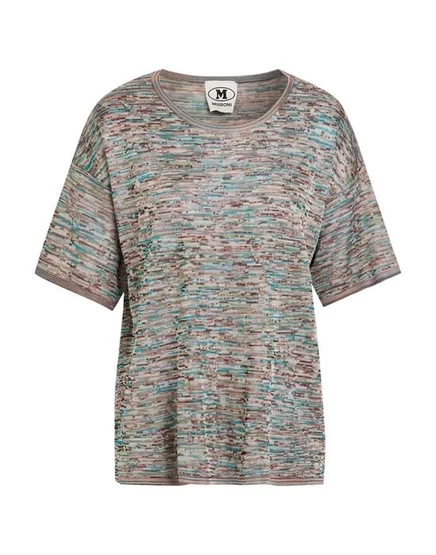 Женский свитер M Missoni с узором интарсия, зелёный