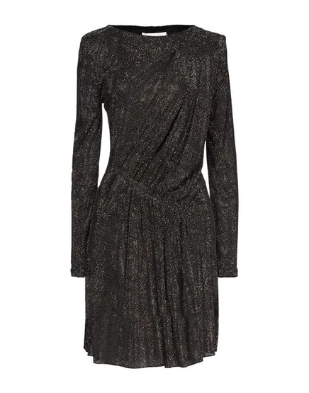 SAINT LAURENT Короткое платье чёрный