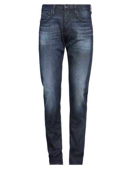 Мужские джинсы Emporio Armani Jeans, зауженные, синие