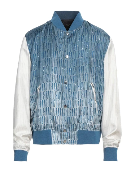 Мужская куртка-бомбер Amiri Jackets, синяя