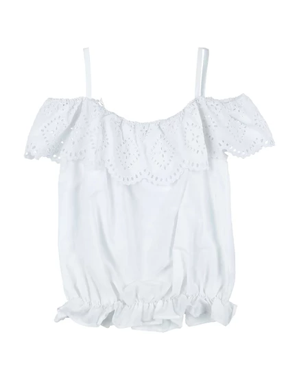Женский топ Patrizia Pepe Promotion Kid, белый