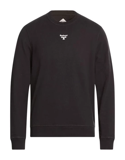 Унисекс толстовка Barbour из хлопка, чёрная