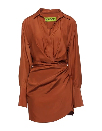 GAUGE81 Mini dresses коричневый