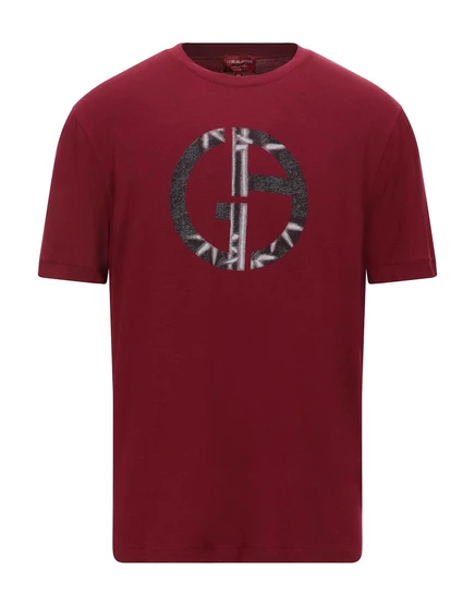 GIORGIO ARMANI T-shirts бордовый