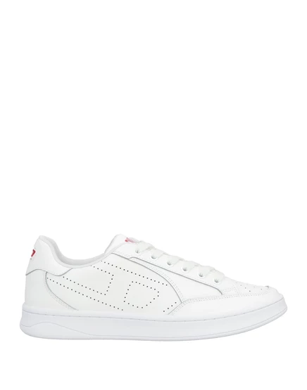 Мужские кеды Diesel Sneakers кожаные, белые