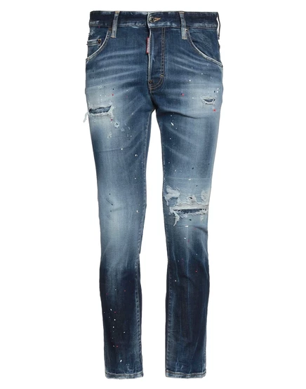 Мужские джинсы DSquared2 скинни, синие