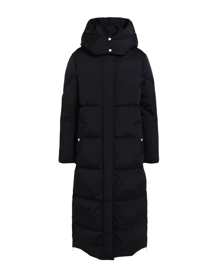 Женский длинный пуховик Woolrich CAL07, черный
