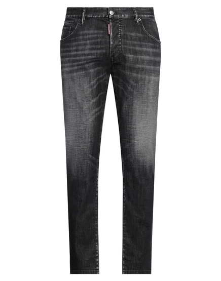 Мужские зауженные джинсы DSquared2, черные