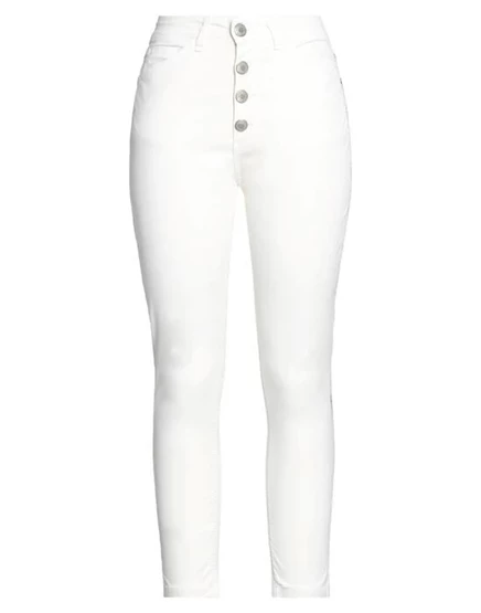 BOUTIQUE de la FEMME Повседневные брюки слоновая кость