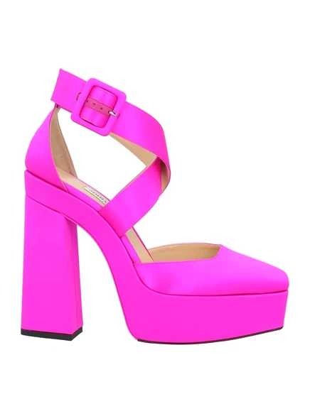 Женские туфли Jimmy Choo Lorenz_SP атласные, фуксия