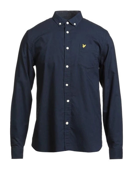 Мужская рубашка Lyle & Scott Papermag, темно-синяя