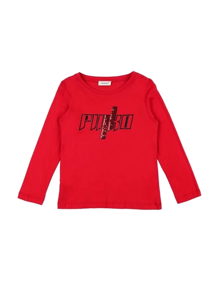 Детская футболка PINKO UP с пайетками, красная