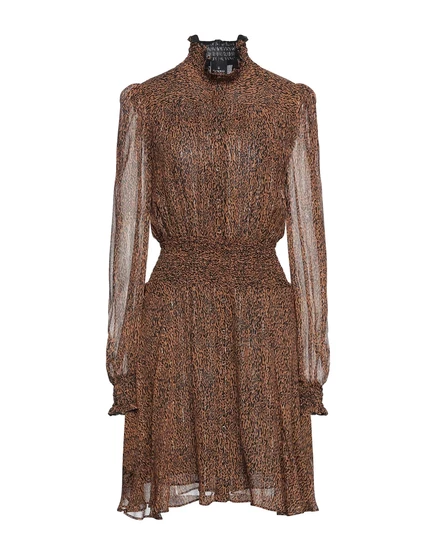Женское платье PINKO Uniqueness Ibizen, мини, карамельное