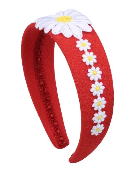 Женский ободок Dolce & Gabbana с цветком, красный