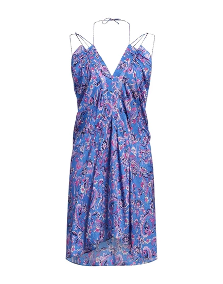 Женское платье Isabel Marant асимметричное, лазурное