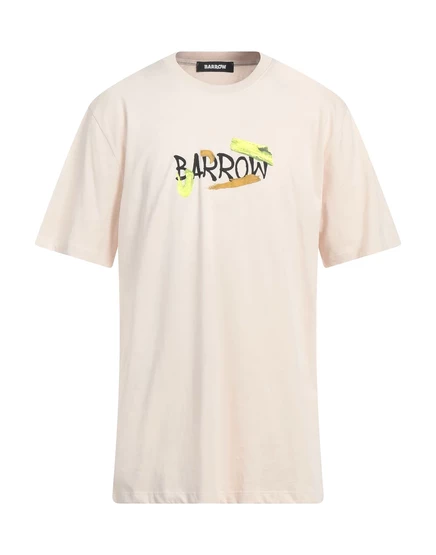 Мужская футболка Barrow T-shirts, светло-кремовая