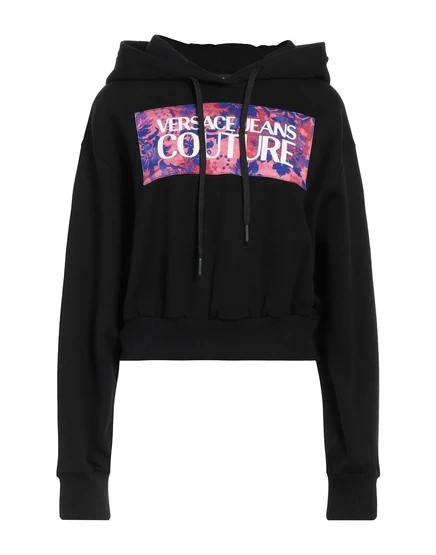Женский свитшот Versace Jeans Couture Wonderwoman, черный