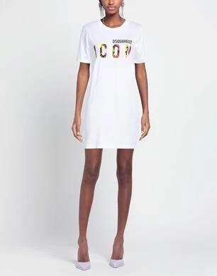 DSQUARED2 Короткие платья белый