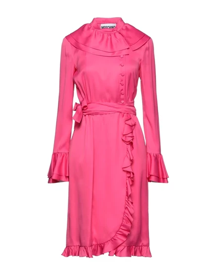 Женское платье Moschino Jadr с запахом, фуксия